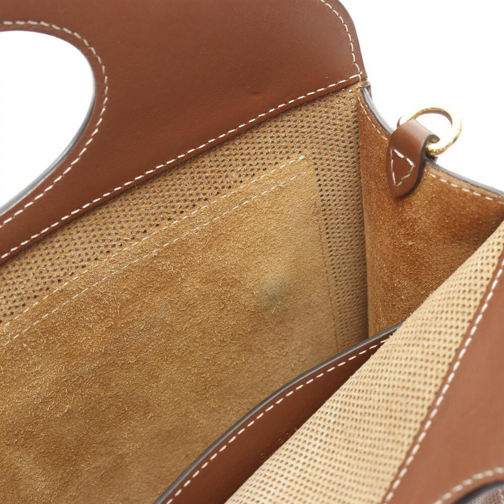 Burberry Pocket Bag Monogram Leather Brown - Picture 8 of 9